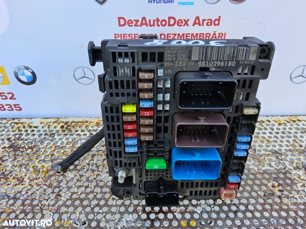 Modul BSM Peugeot 3008 an 2016-2024 cod 9810296180 Citroen c4 Picasso panou siguranțe - 2
