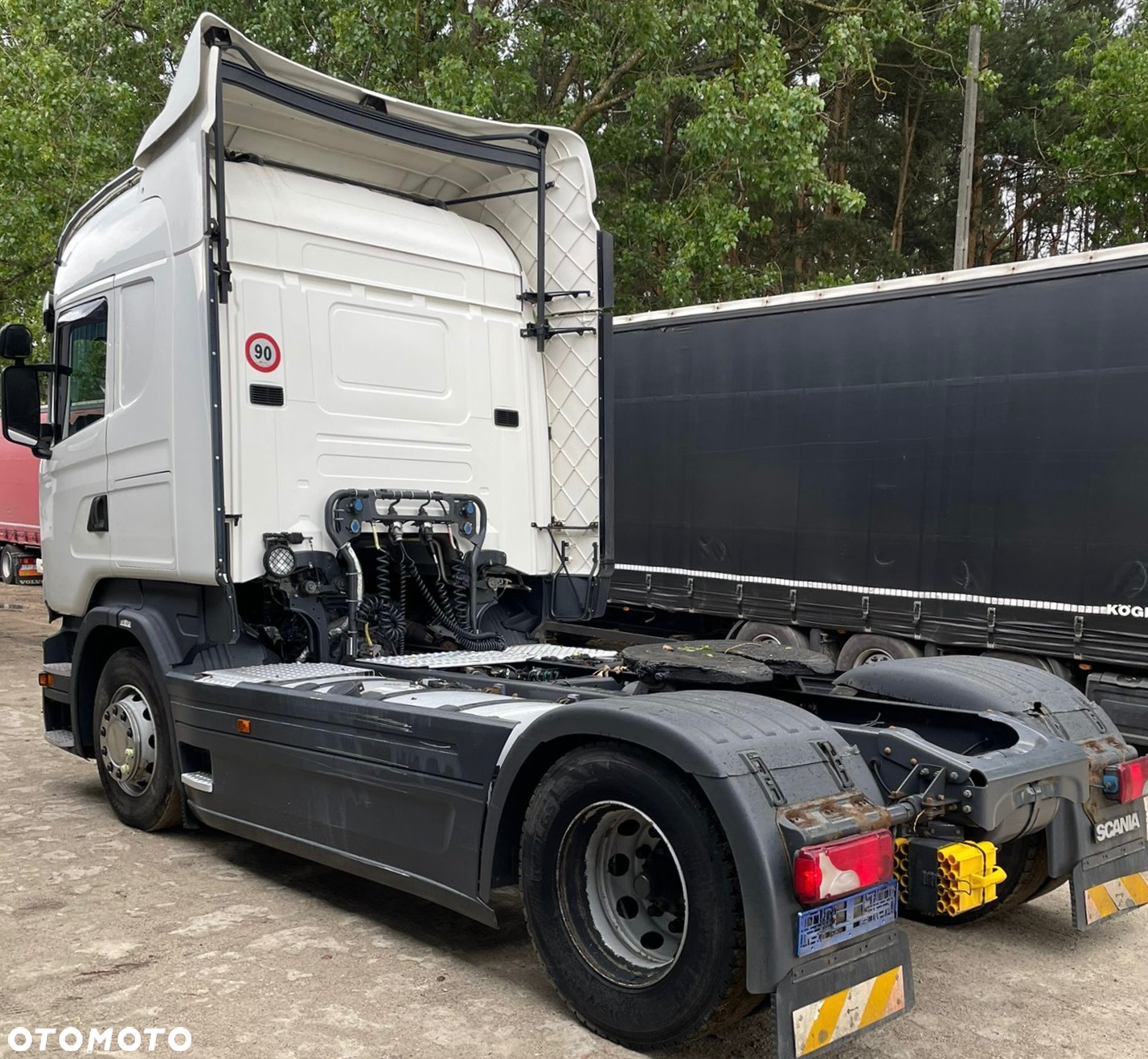 Scania R410 HIGHLINE AUTOMAT RETARDER FULLSPOJLERY NA 4-PODUSZKACH SKÓRA KLIMA LODÓWKA XENONY ORUROWANIE Z HALOGENAMI BEZ EGR EURO 6 2015 IGŁA - 3