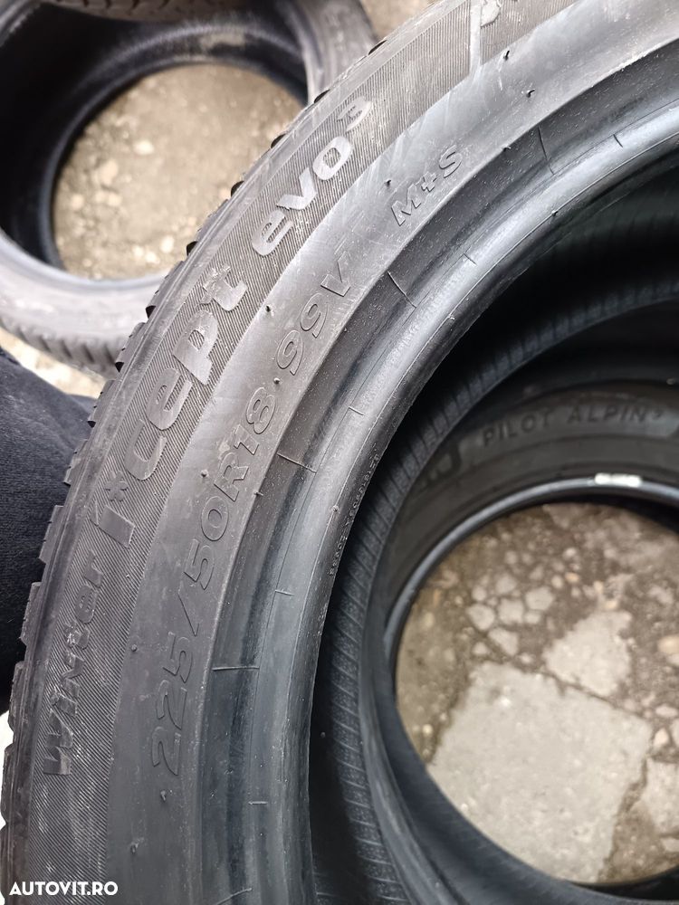Anvelope MS iarna 225 50 18 hankook 2022 7.4mm - 5