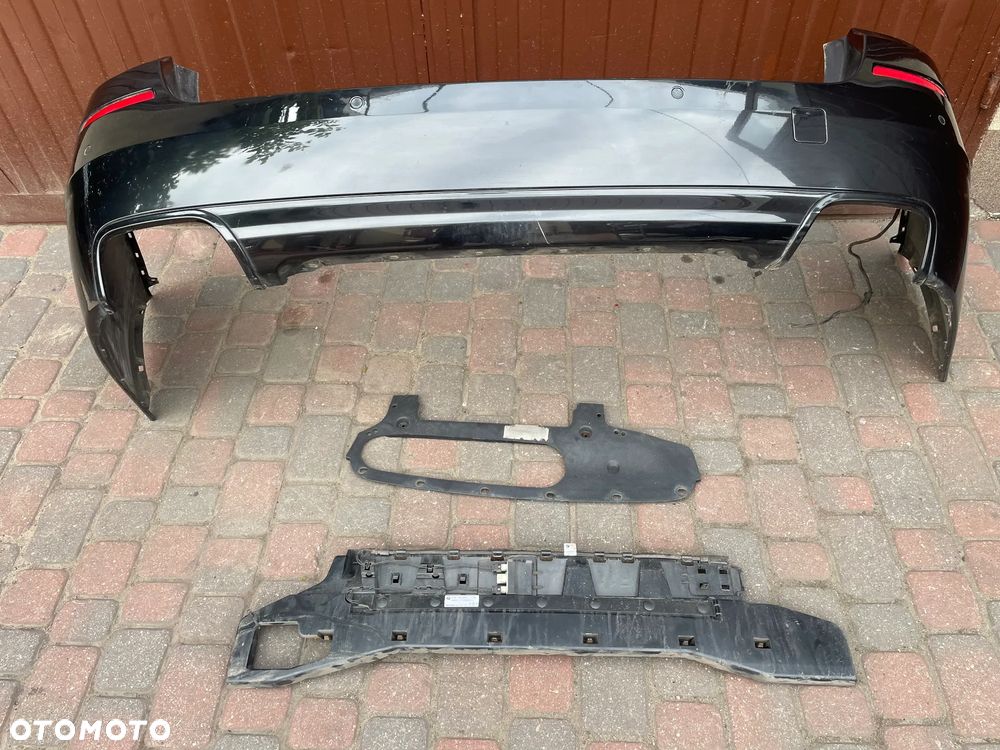 bmw f11 553 540 550 tył tylni zderzak pod wydechy 2x w kolor 475 black sapphire - 1
