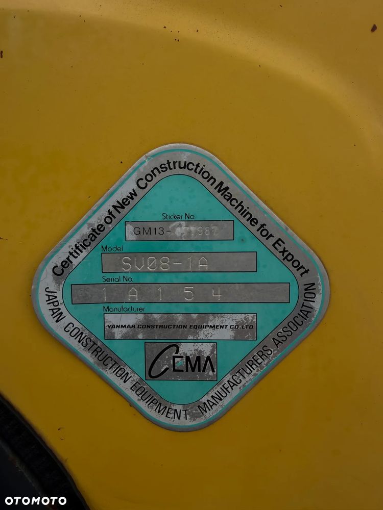 Yanmar SV08-1AS Japońska Minikoparka Koparka 1,1 tony. Maszyna jak Nowa. 2017rok. Pochodzi z Norweskiego Gospodarstwa Ogrodniczego! 2 łyżki. Rozsuwane Podwozie. Dokumentacja. Dodatkowe sekscje Hydrauliczne na młot lub wiertnice. Ani deka luzów czy wycieków. Szybkozłącze. Oryginalne łyżki Steelwrist! Skrętne ramię. OKAZJA Zadbana Maszyna! Bardzo oszczędny silnik Yanmar. Mocne pompy Hydrauliczne!! - 22