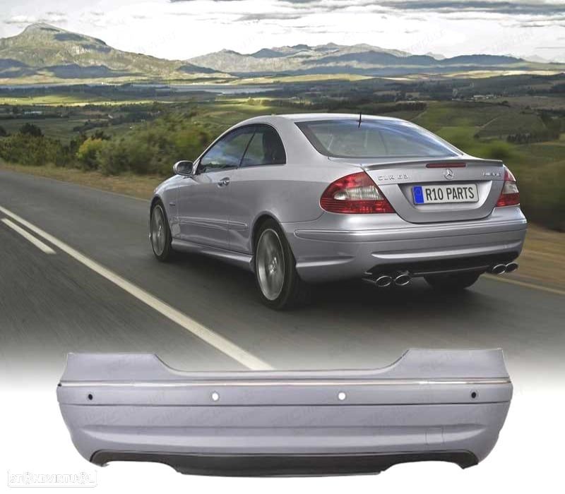 KIT DE CARROÇARIA MERCEDES CLK 200-500 W209 C209 02-09 LOOK AMG - 2