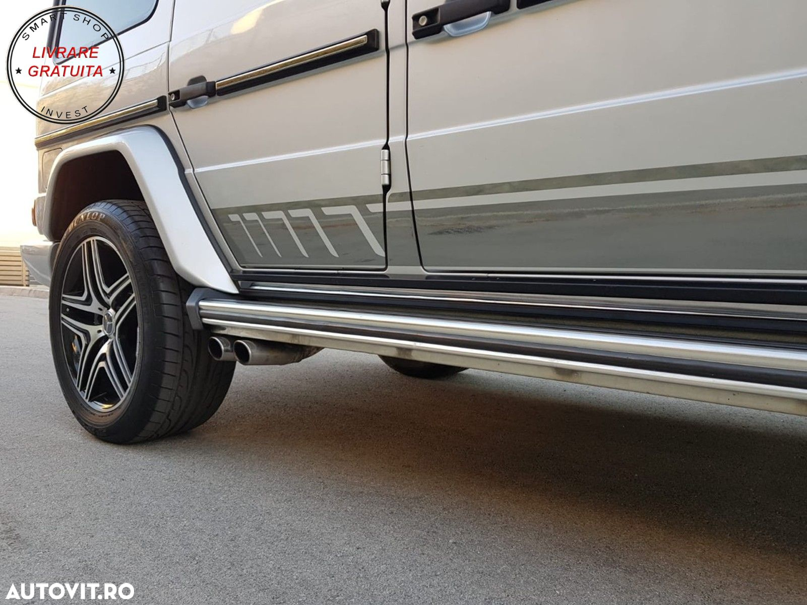 Stickere Laterale Negru Mat Mercedes G-Class W463 (1989-2017)- livrare gratuita - 10