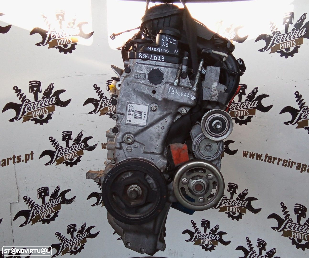 Motor Honda Jazz 1.3i IMA i-VTEC hibrido REF: LDA3 - 3