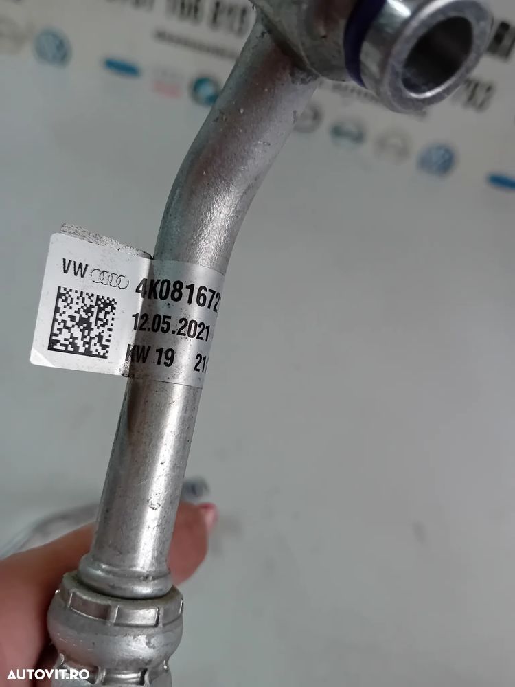 Furtun Conducta Clima Audi A6 4K C8 2.0 Tdi Motor DTO Cutie UKY Cod 4K0816721ED - 6