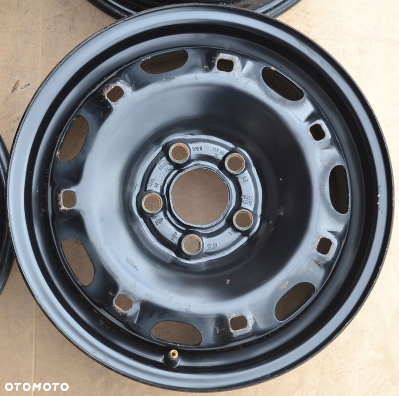 FELGI STALOWE OEM VW SKODA SEAT 5x100 5J14 ET 35 x4szt F-520 - 3