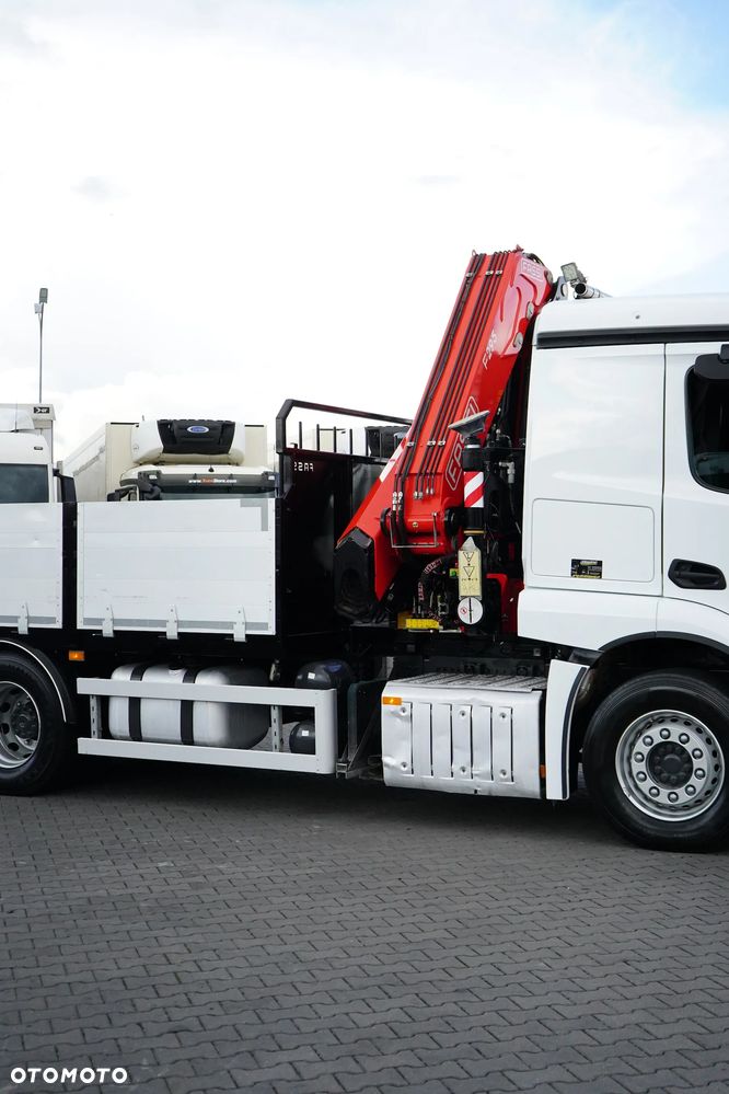 Mercedes-Benz ACTROS / 2543 / 6 X 2 / SKRZYNIOWY + HDS / FASSI F 295 / WYS. 16,5 M / PILOT / OŚ SKRETNA - 36