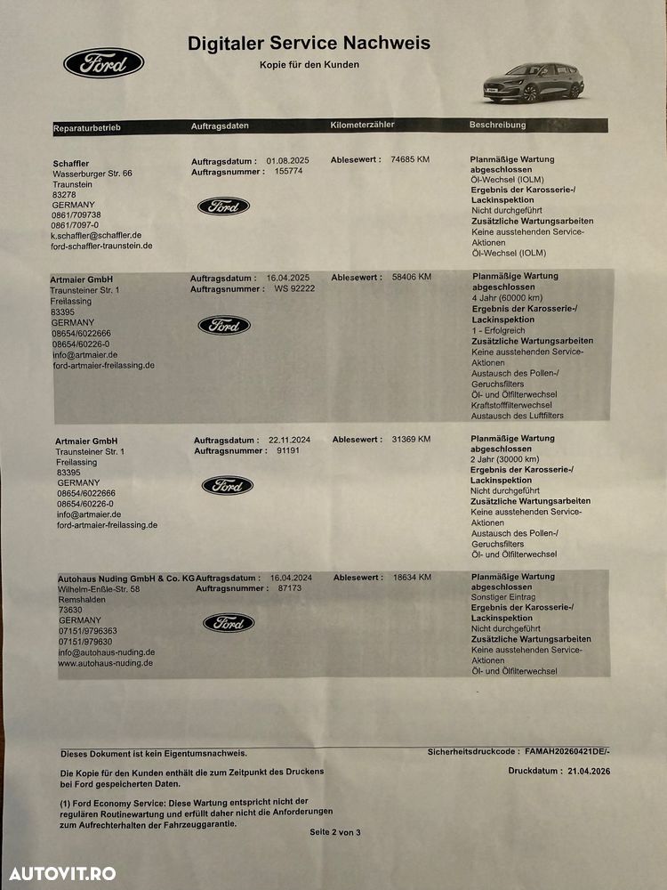 Ford Focus 1.5 EcoBlue Start-Stopp-System Aut. TITANIUM - 31