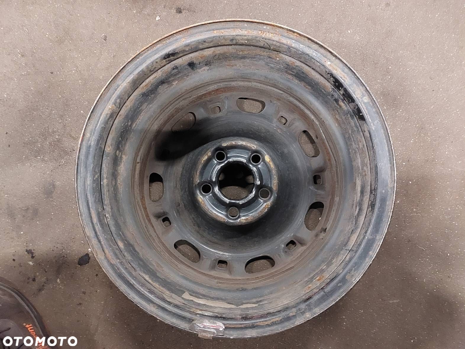 FELGA STALOWA 1 SZT 5x100 6Jx14 ET43 FI57,1 SEAT VW SKODA 6Q0601027F - 5
