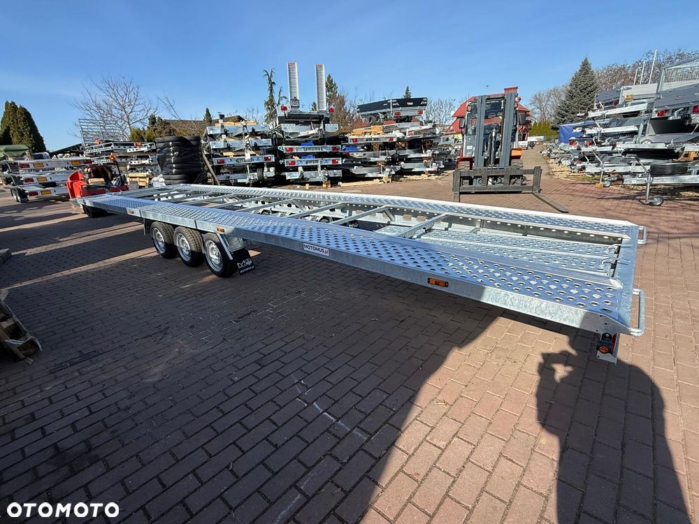 Gala BBG Laweta Gala raz łamana 8,5x2,05m 3 osie DMC 3500kg koła 195r13c super lekka 850 kg dostawa MOTOMUS - 5