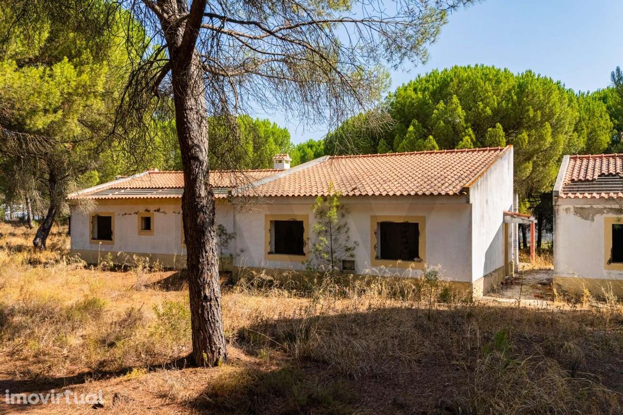 Moradia T2 térrea com 11.295 m2 de terreno — Pegões | Para reabilitaçã - Grande imagem: 3/31