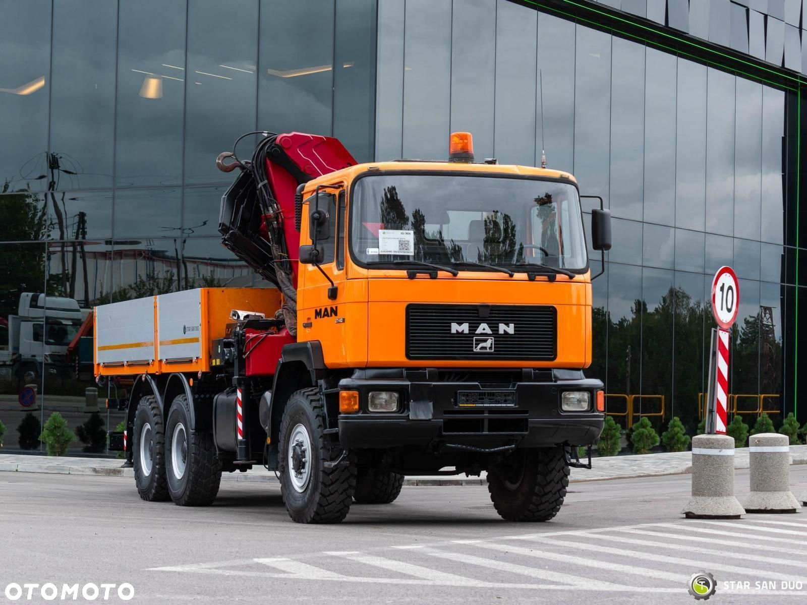 MAN 27.402 F10 6x6 HMF 3620 K4 Hds Żuraw Wyciągarka - 3
