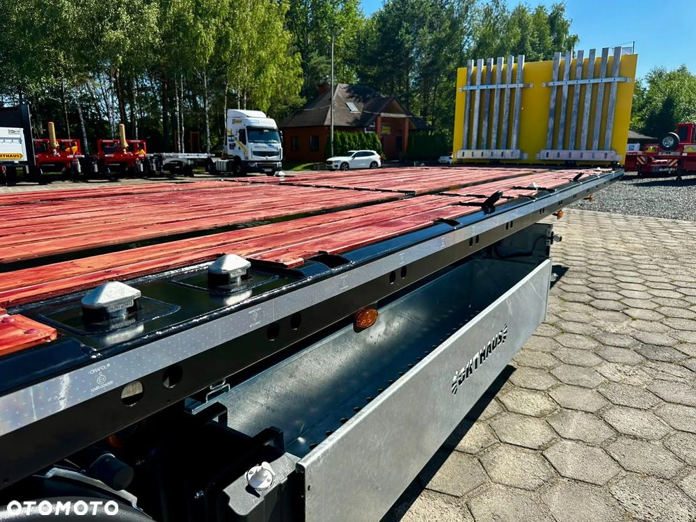 Inny platforma uniwersalna z zamkami kontenerowymi - MOCNA - osie SAF HOLLAND - 9