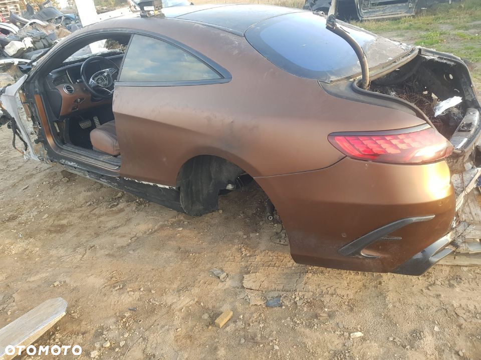 Karoseria goła uszkodzona dokumenty niemieckie Mercedes S63 S Klasa W217 W222 Coupe AMG BRABUS 16r. - 2