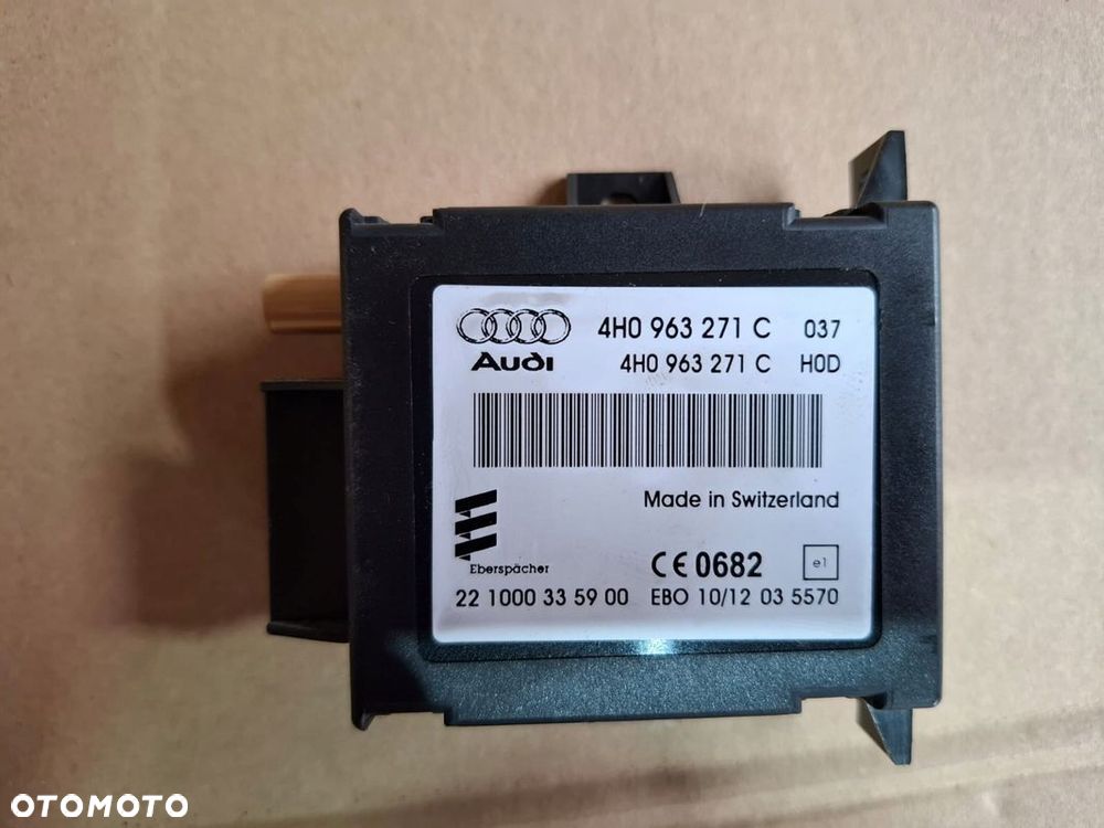 Sterownik komputer Moduł Webasto audi a6 c7 4h0963271c - 1