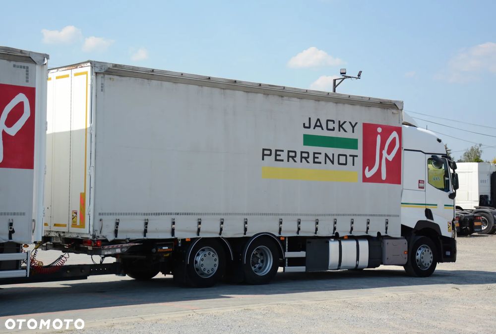 Renault T 480 / 2017r / Tandem / Przejazdowy / Niski przebieg / Skrętna oś / Klima postojowa / FRUEHAUF - 9