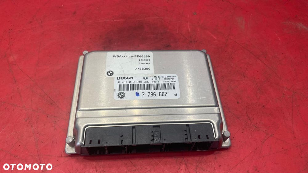 Sterownik silnika 7786887 BMW E46 0281010205 - 1