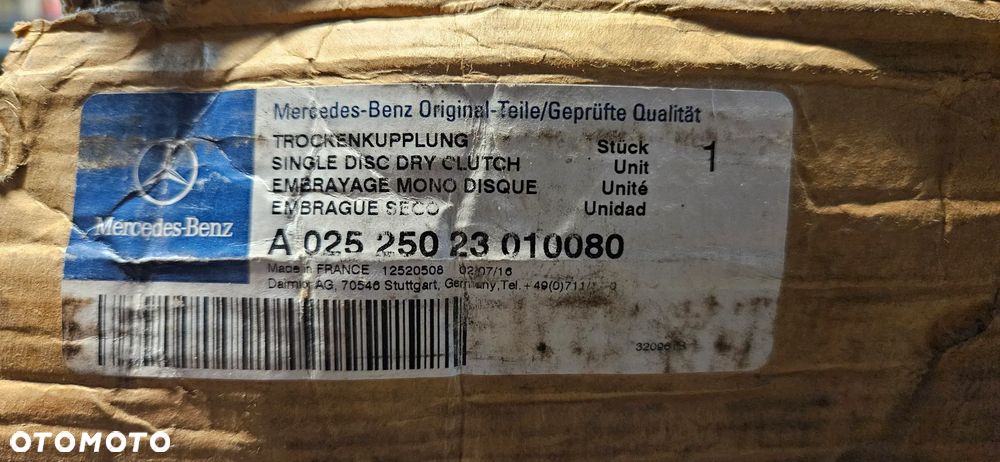 Oryginalne sprzęgło VALEO Mercedes-Benz A02525023010080 NOWE - 3