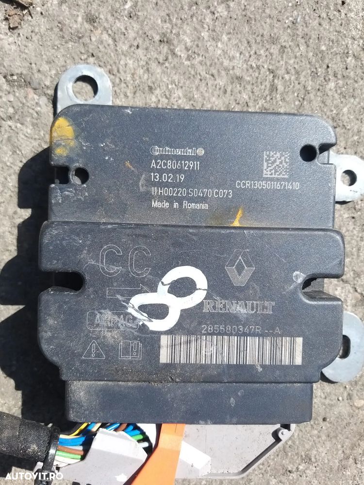 Modul Airbag cod: 285580347R pentru Dacia Sandero 2 din 2014 1.5 DCI - 1