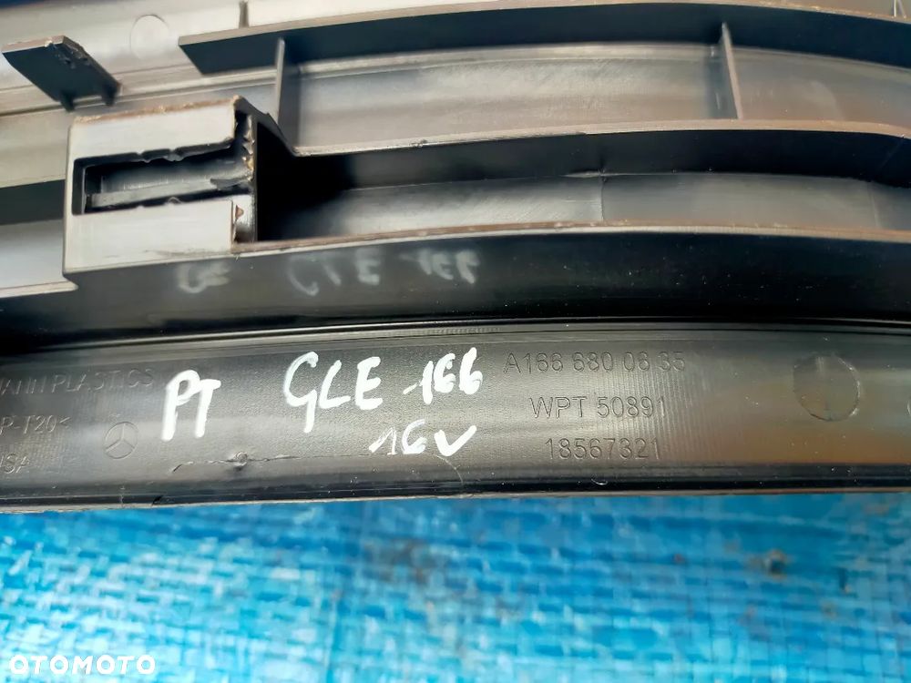 Mercedes W166 GLE Osłona Listwa Progu Tył Prawa Lewa A1666800635 A1666800535 - 3