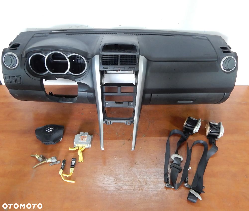 Deska rozdzielcza kokpit pasy airbag Suzuki Grand Vitara II 05-14 Łuków części - 1