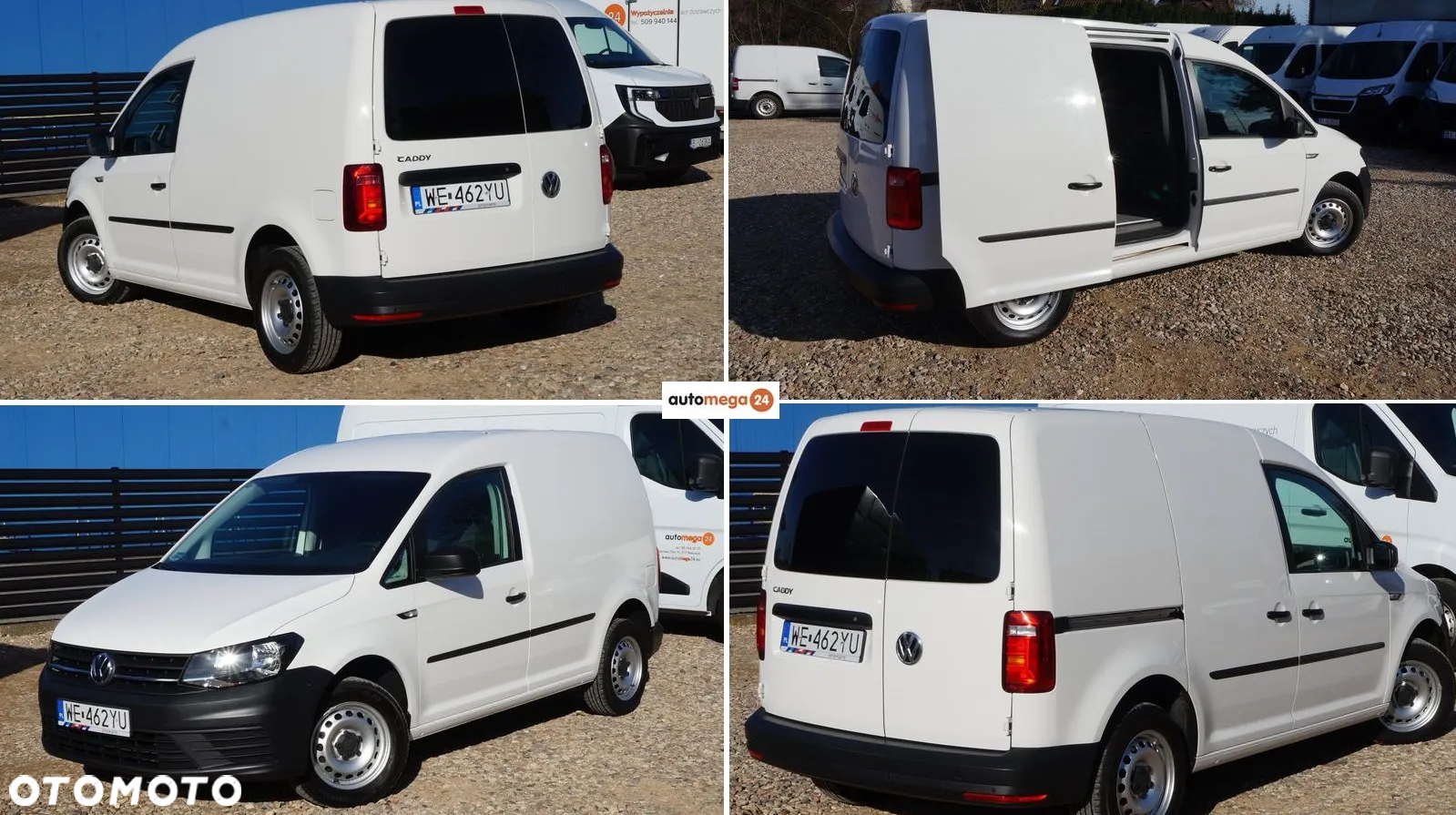 Volkswagen CADDY 2.0TDI 102KM EURO-6 VAT-1 HOMOLOGACJA CIĘŻ. ŁADOWNOŚĆ 743kg FURGON VAN SALON POLSKA - 2