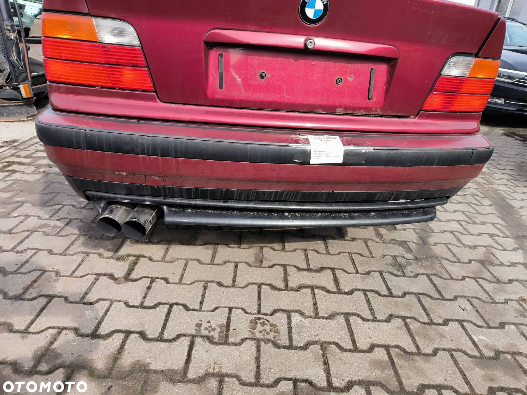ZDERZAK TYŁ BMW SERIA 3 E36 316i CALYPSOROT METALLIC - 5