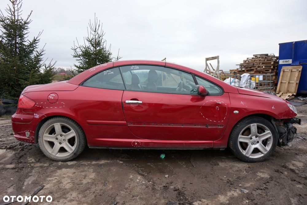PEUGEOT 307 CC CABRIO 2003 LKRD 2.0 16V EW10J4S 177KM 20DM43 CZERWONY na części - 6
