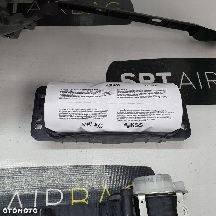 SKODA SCALA KAMIQ DESKA ROZDZIELCZA KONSOLA KOKPIT PULPIT PODUSZKI AIRBAG AIR BAG PASY KIT SET - 8