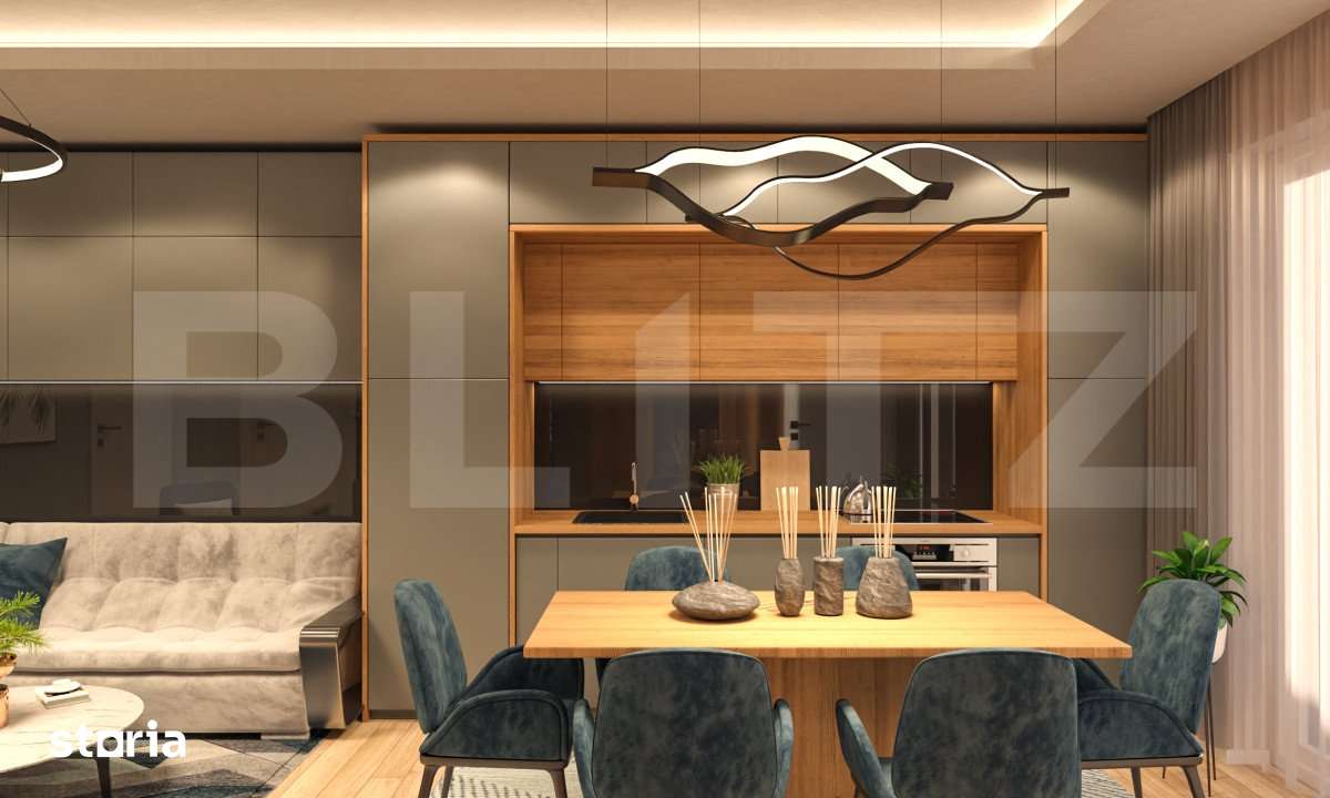 Apartament modern, semifinisat, cu 2 camere, 43,4mp, Apahida — fotografia 1