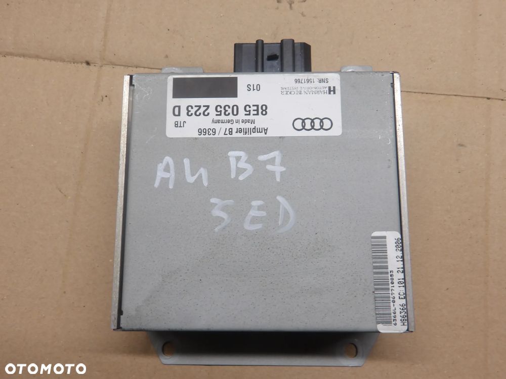 AUDI A4 B7 SEDAN 04-08 2.0TDI MODUŁ WZMACNIACZ RADIA 8E5035223 - 5