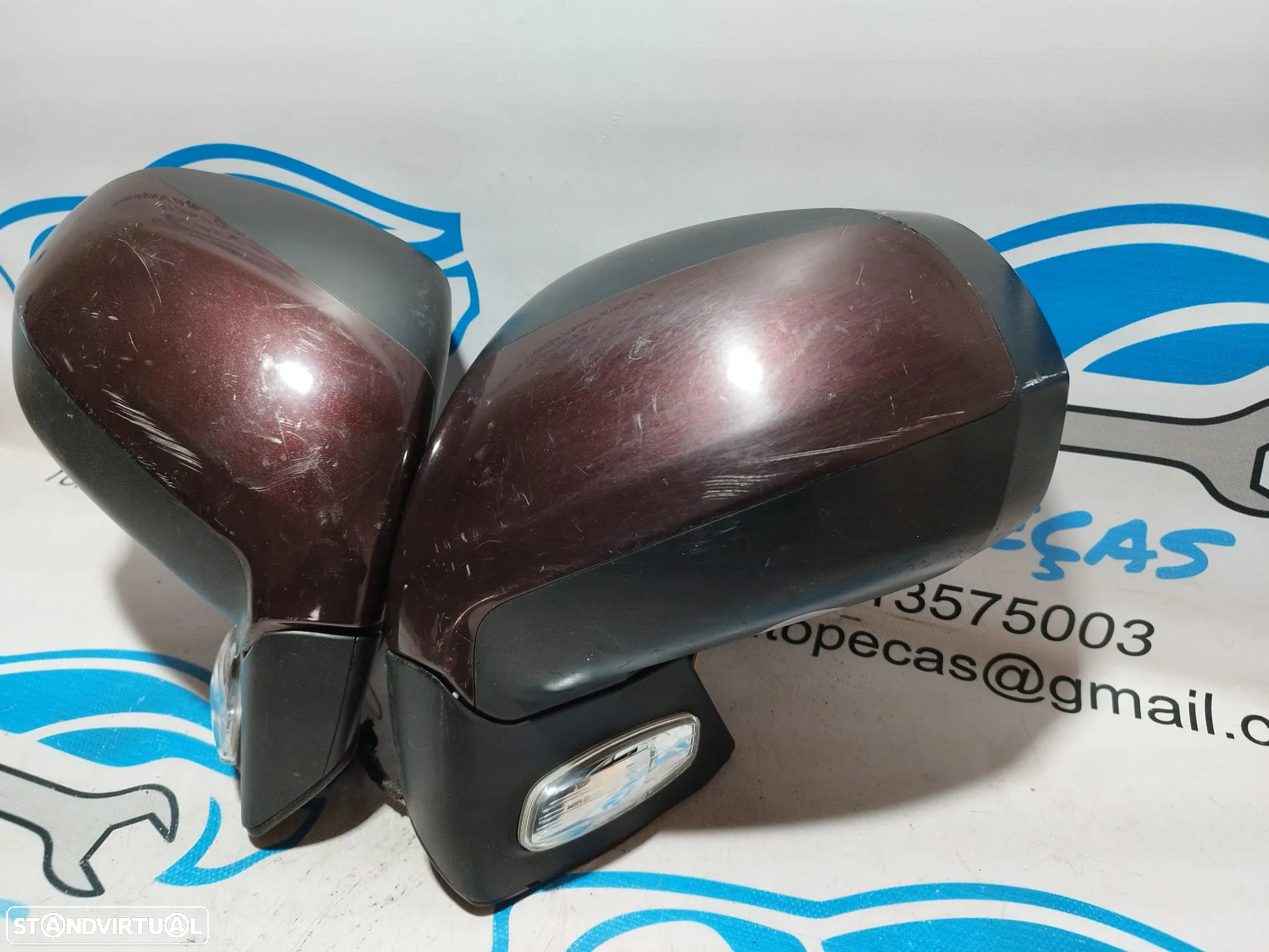 ESPELHO RETROVISOR ESQUERDO DIREITO CITROEN C4 PICASSO I 1 MK1 96819905XT 96819905 96819904XT 96819904 ELETRICO AQUECIDO ESPELHOS RETROVISORES - 3