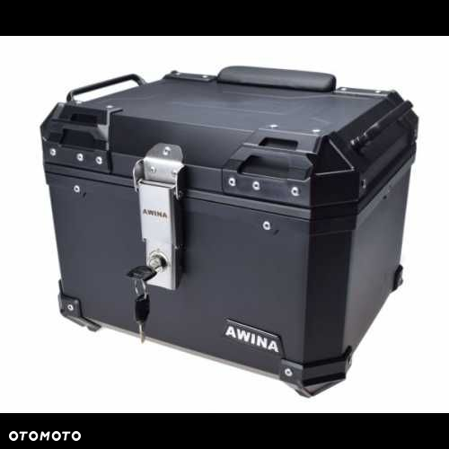 Kufer Centralny AWINA ADVENTURE jak Aluminiowy Alu Motocykl Czarny 45L - 2