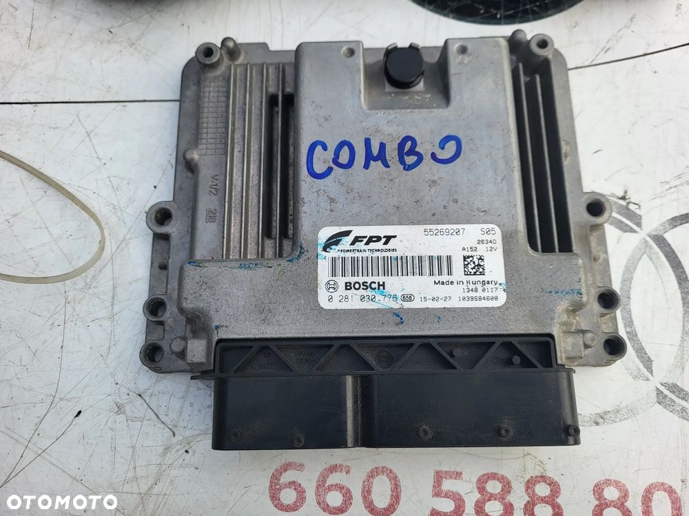 Opel Combo D 1.6 CDTI 105 KM 198A3000 Zestaw startowy do odpalenia Komputer Licznik Kluczyki BCM - 2