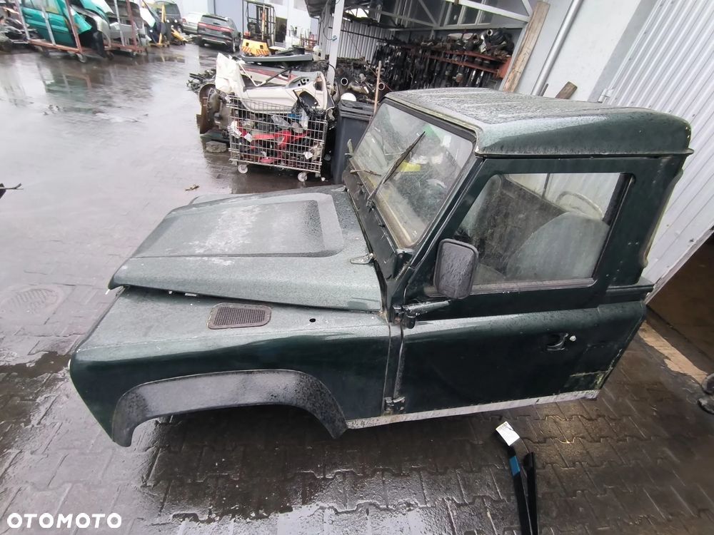 Kabina Land Rover Defender 110 Pickup maska błotnik grill drzwi - 8