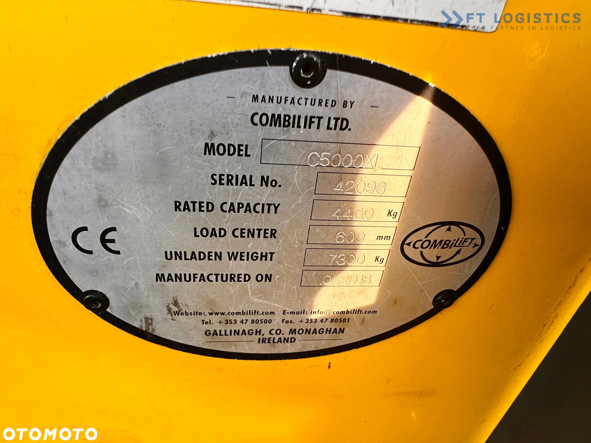 Combilift C5000XL / LPG / 2018 / DUPLEX / 4000MM / LIKE NEW - 34