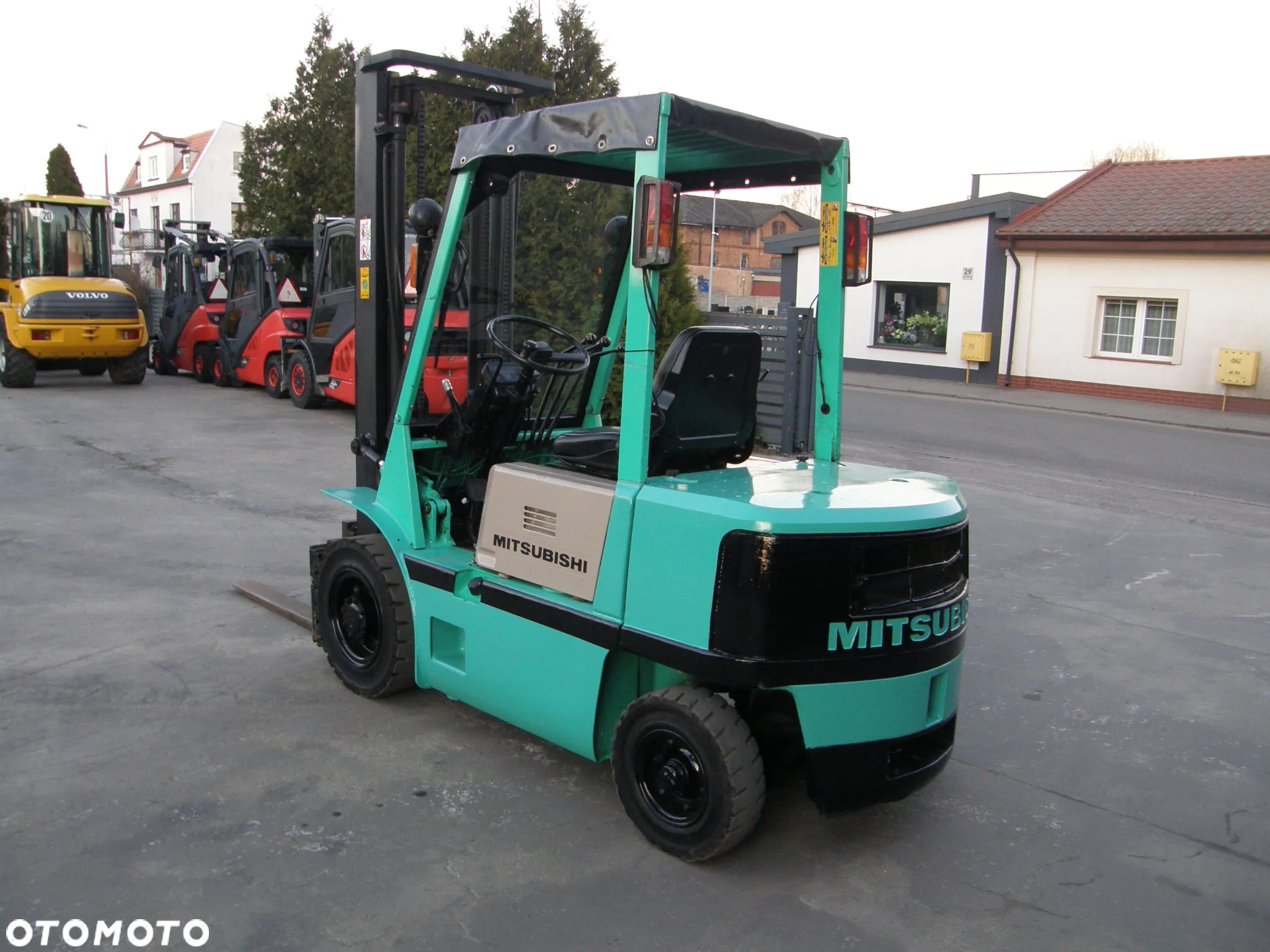 Mitsubishi FD25 przesuw wózek widłowy z Niemiec - 15
