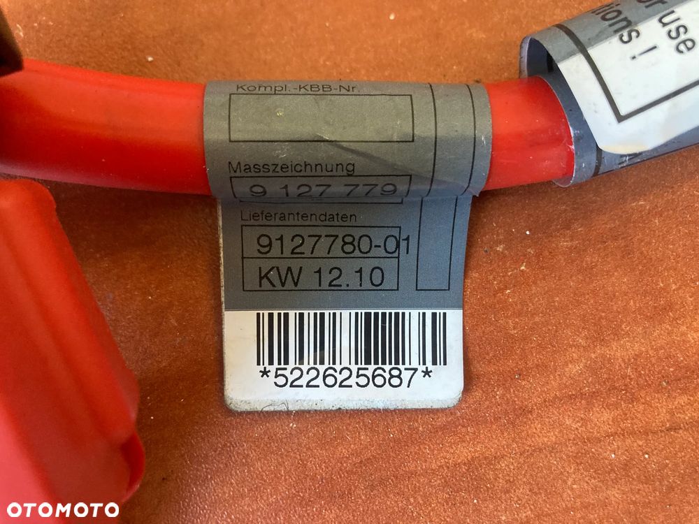Klema plusowa minusowa BMW 6989776-02 9127780-01 10304410 - 2