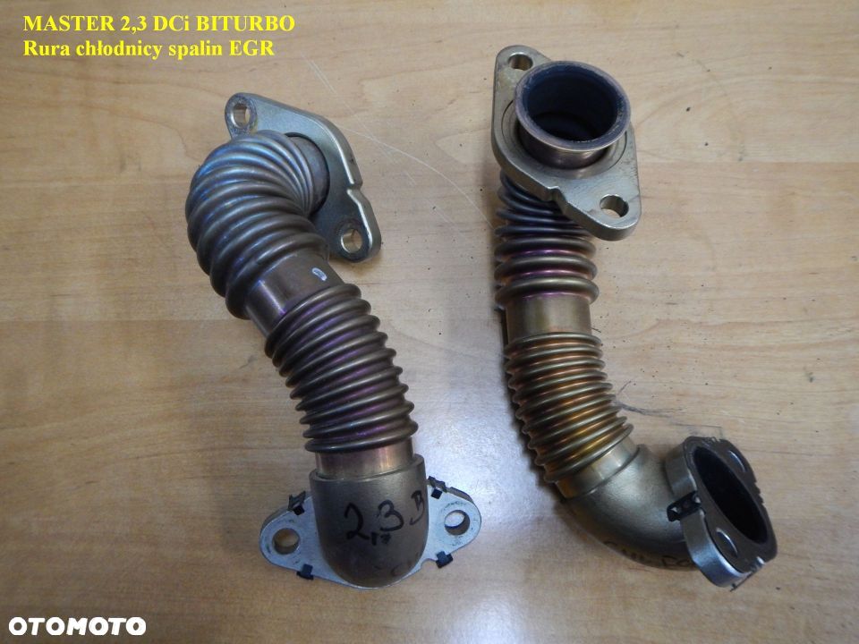 Rura metalowa chłodnicy spalin EGR Master 2,3 DCi BITURBO po 2014
