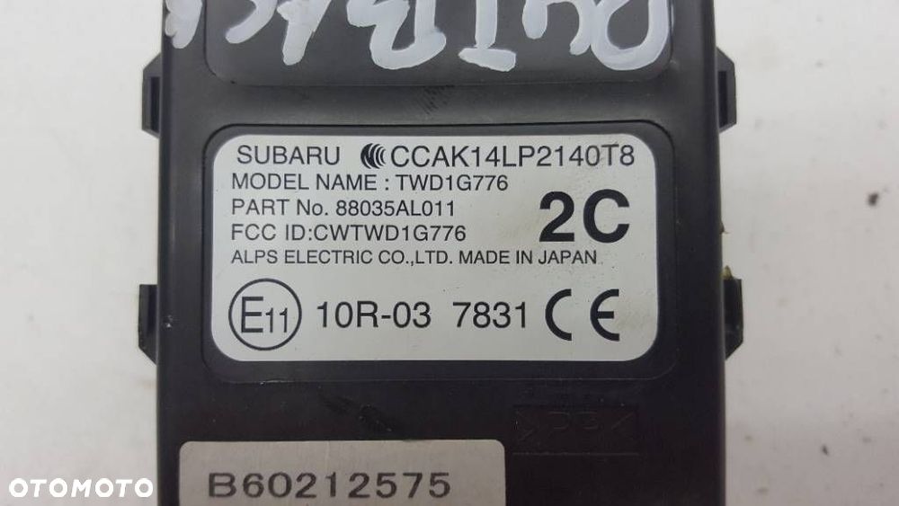 MODUŁ STEROWNIK SUBARU OUTBACK V 88035AL011 - 2