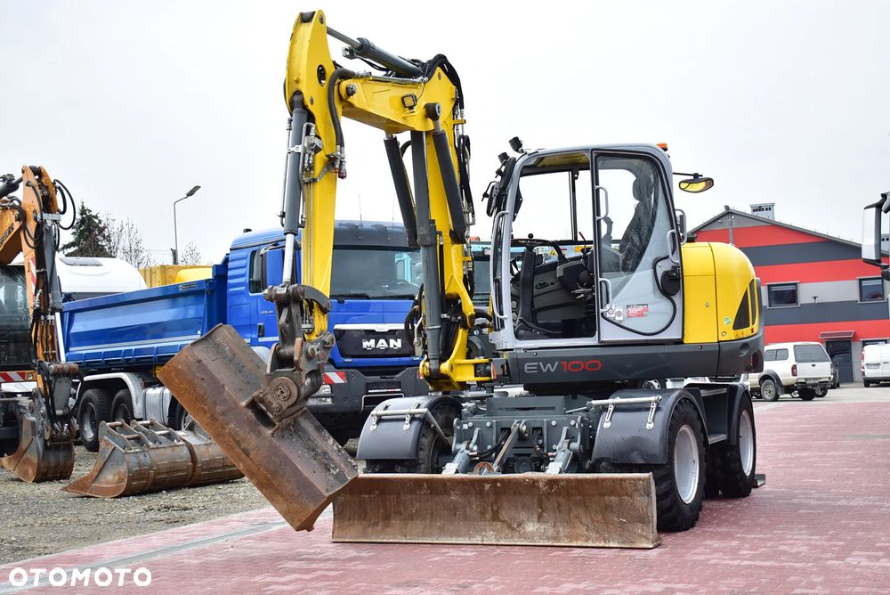 Wacker Neuson EW 100 Koparka kołowa 10.5 T/ Powertilt/ 4 Łyżki/ Podpory + Pług/ 2021/ 3.700 Mth/ Sprowadzona z Austri ! - 4
