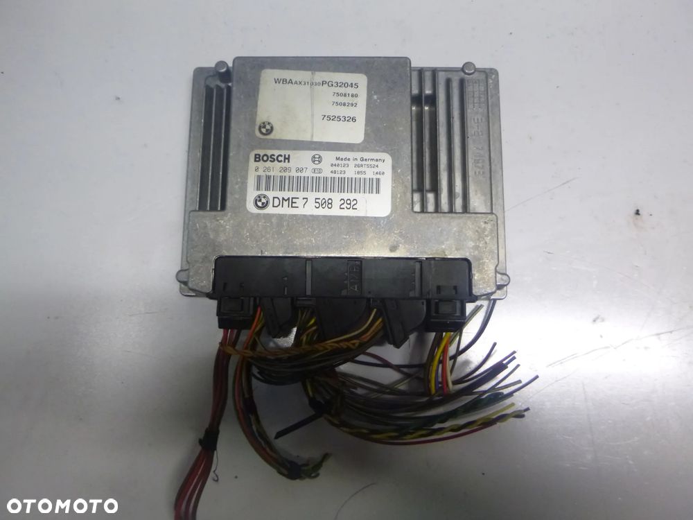 ZESTAW STARTOWY BMW E46 1,8 16V 2004r  STEROWNIK 0261209007 - 2