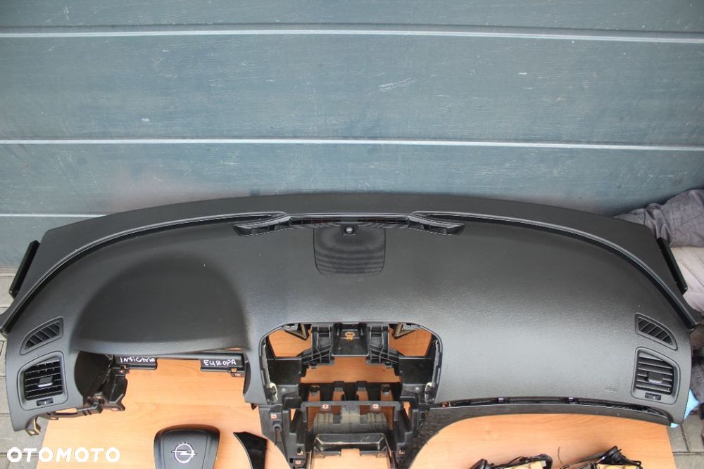 DESKA KONSOLA PODUSZKI NAPINACZA OPEL INSIGNIA A  EUROPA PRZEBIEG 80 TYS km ORYGINAL!!!! - 5