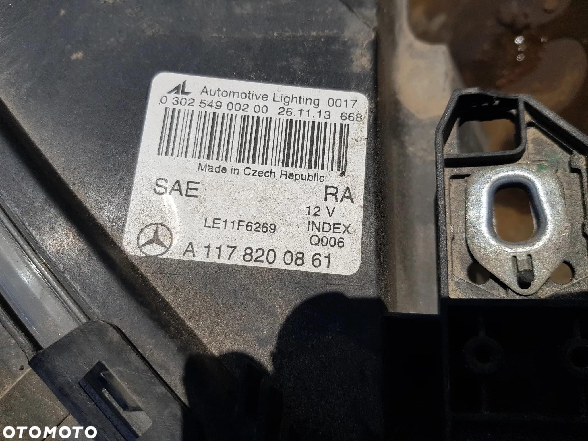 Mercedes CLA C117 W117 USA Lampa Przednia Przód Prawa Zwykła A1178200861 - 6