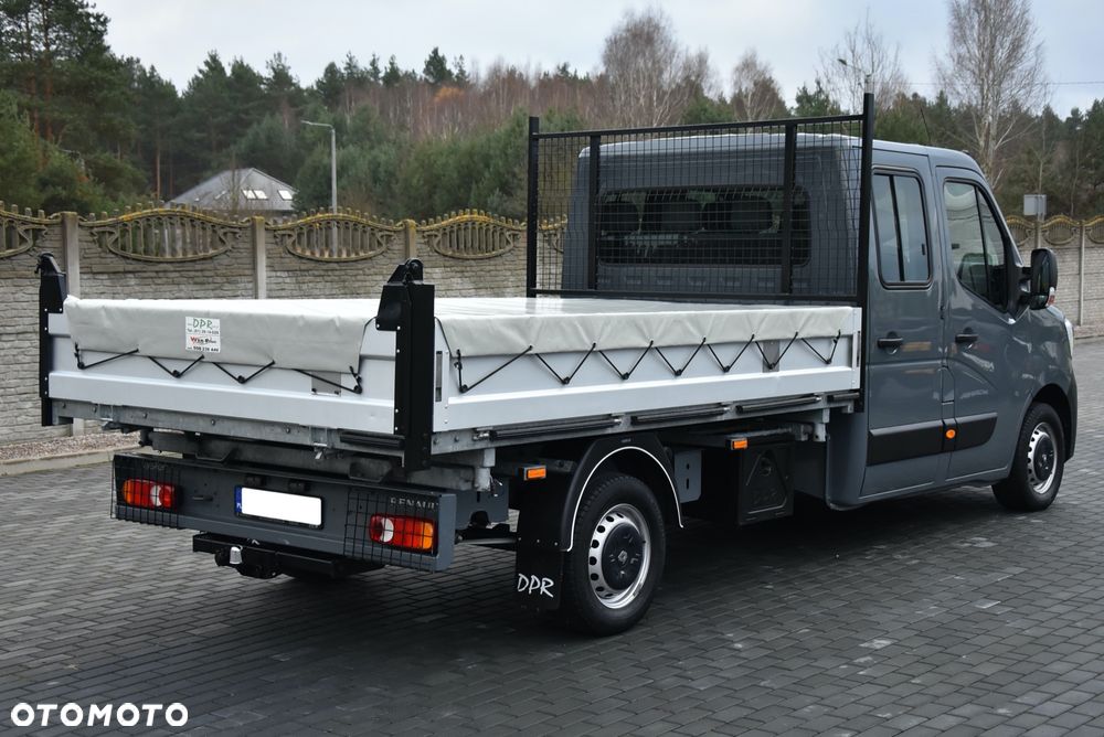 Renault MASTER 2.3 165KM DOKA DUBEL 7 OSÓB / HAK / WYWROTKA 3-STRONNA / NA PODUSZKACH / NAWIGACJA / SERWIS ASO RENAULT DO KOŃCA / SALON PL ! ! ! - 10