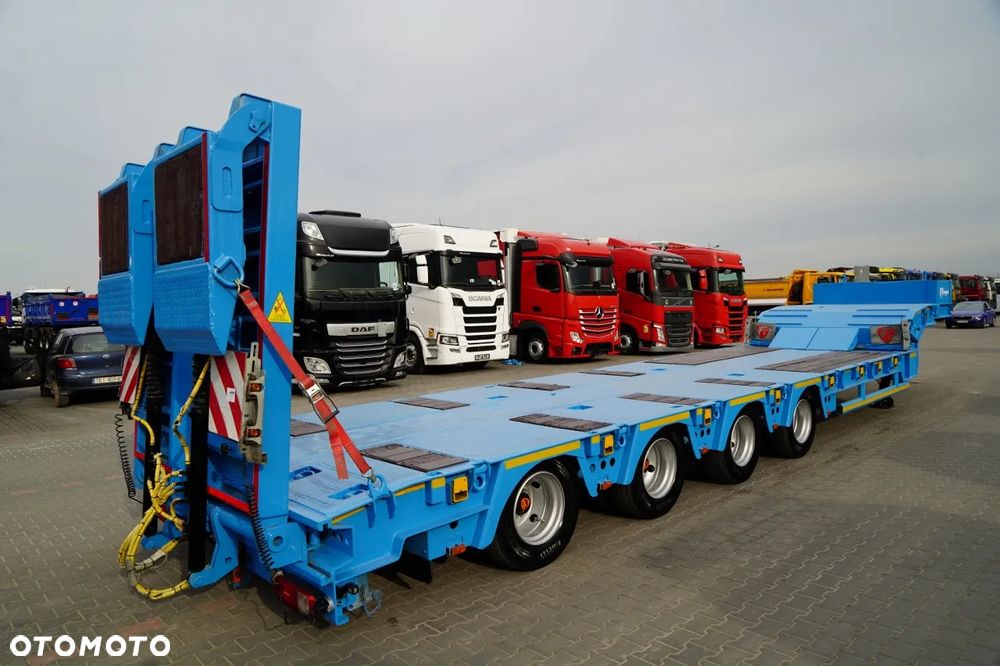 Inny KOMODO / KMD4 / NACZEPA LAWETA / NISKOPODWOZIE / OSIE SKRĘTNE / OŚ PODNOSZONA / NAJAZDY HYDRAULICZNE / - 8