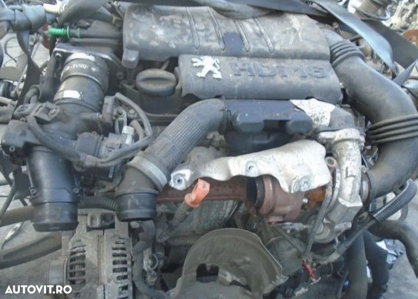 Vand Motor Peugeot 307 1.6 HDI 9HX din 2005 fara anexe - 1