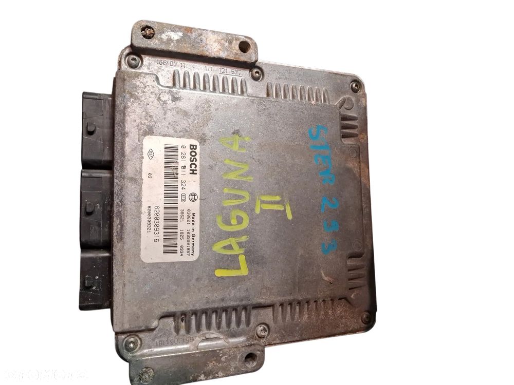 Sterownik KOMPUTER SILNIKA ECU RENAULT 0281011324 - 1