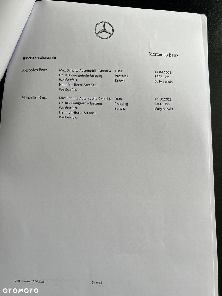 Mercedes-Benz Klasa V 300 d lang 9G-TRONIC Avantgarde Edition 2020 - 37