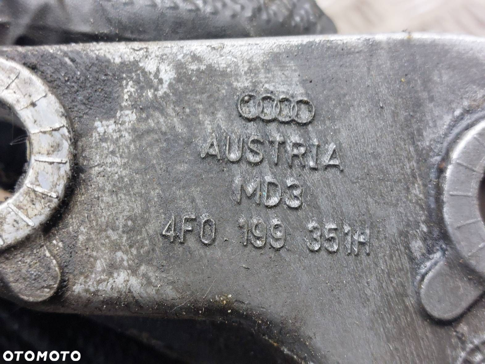 ŁAPA PODUSZKA SILNIKA LEWA + PRAWA AUDI A6 C6 3.2 V6 4F0199351H - 5